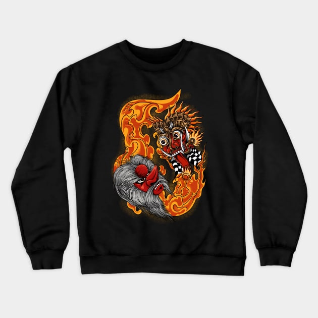 Barong Crewneck Sweatshirt by Stenau Artwerk